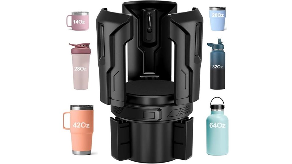 adjustable car bottle cupholder