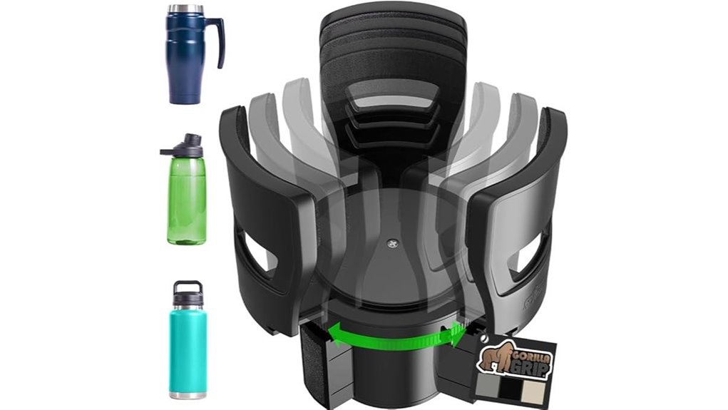 adjustable car cup holder expander