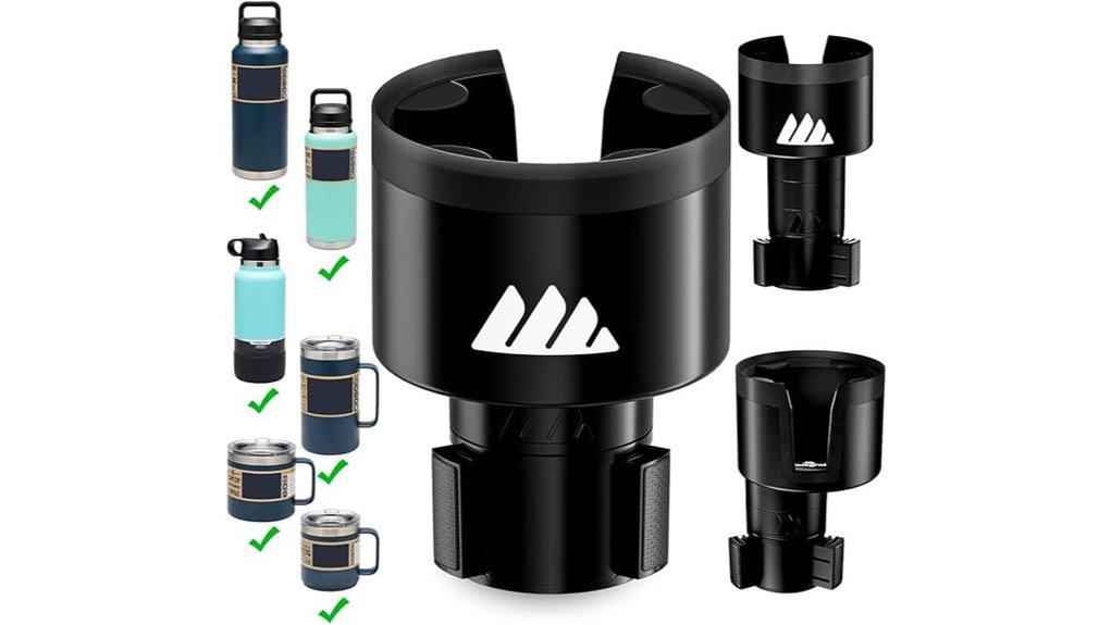 adjustable car cup holder expander