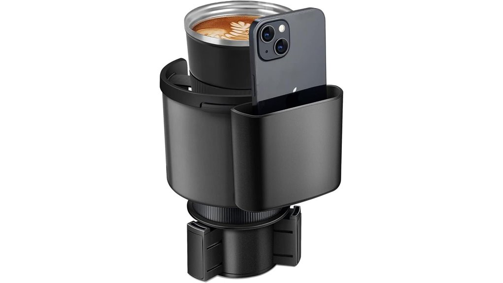 adjustable car cup holder extender