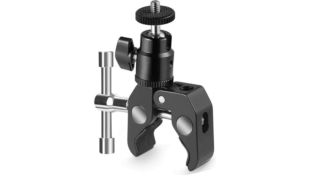 adjustable clamp with ball head