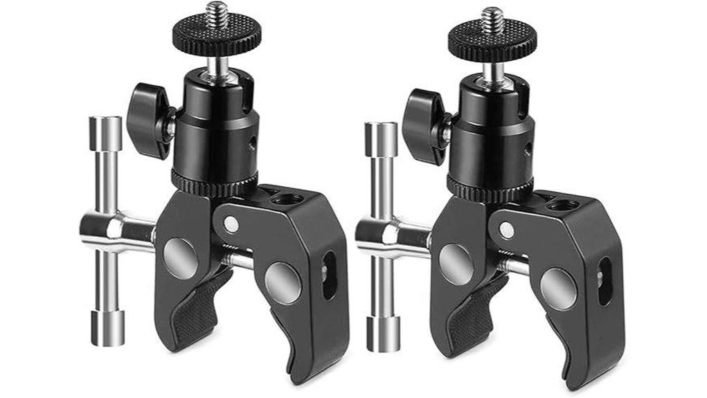 adjustable clamp with ball head