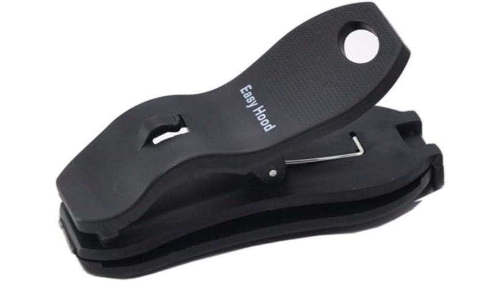 adjustable clip on lens keeper