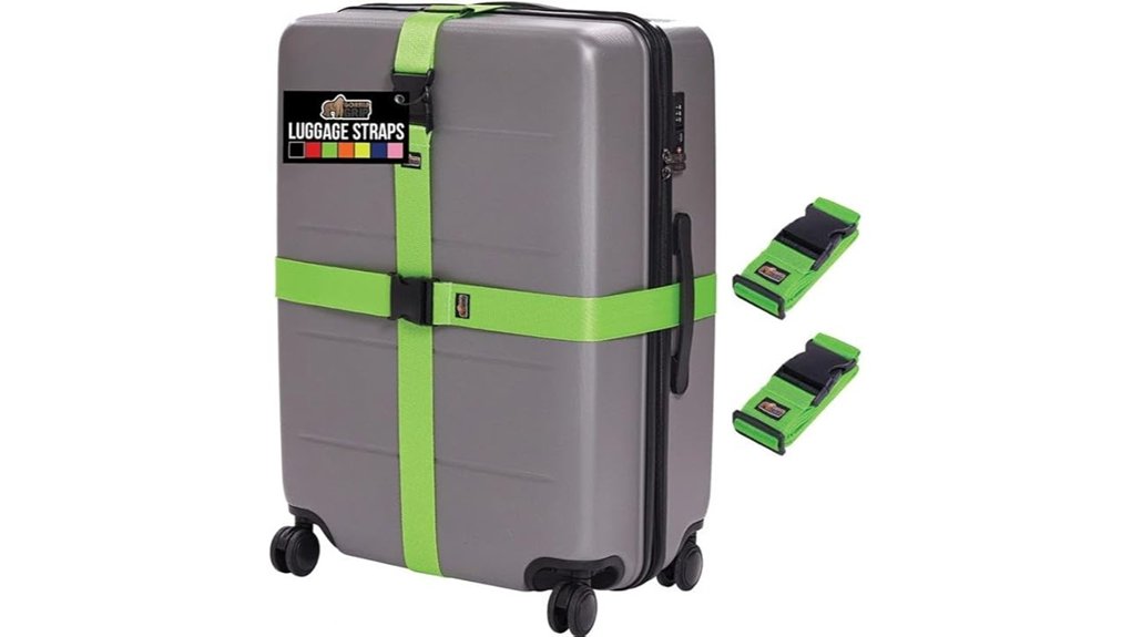 adjustable heavy duty luggage straps