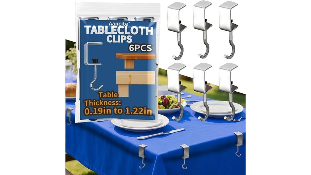 adjustable heavy duty tablecloth clips