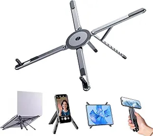 adjustable magnetic aluminum laptop stand