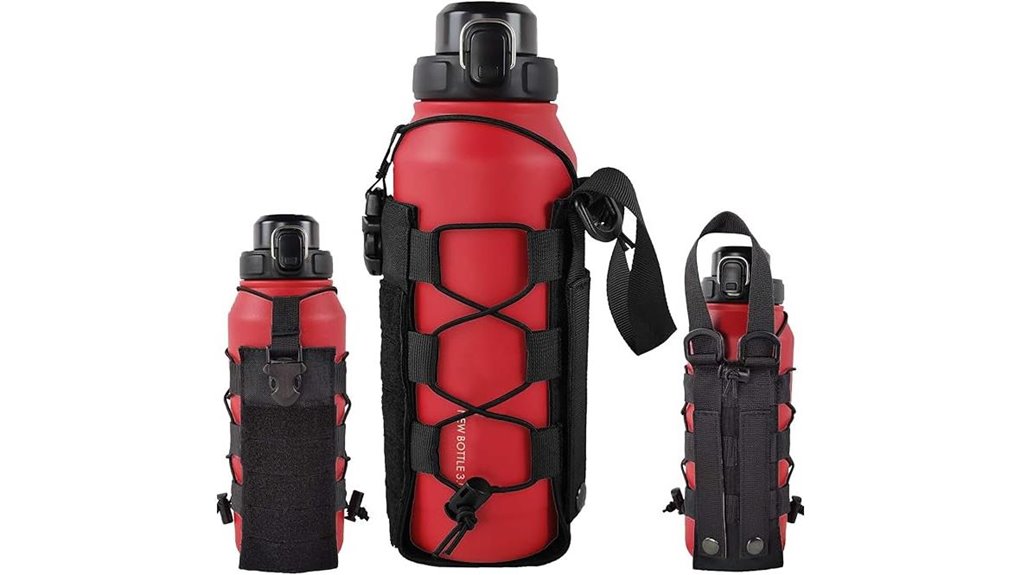 adjustable molle tactical bottle pouch