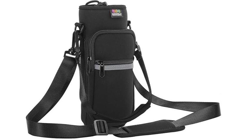 adjustable neoprene water bottle carrier