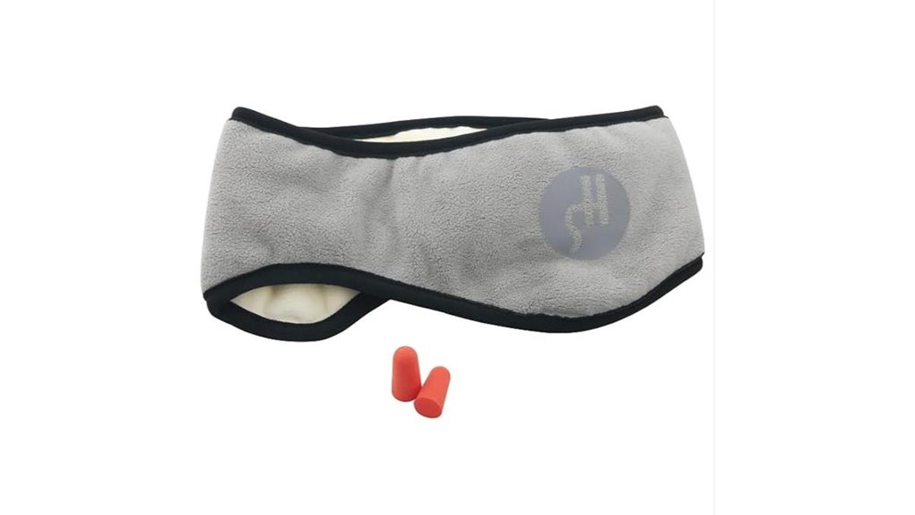 adjustable padded earmuff sleepmask