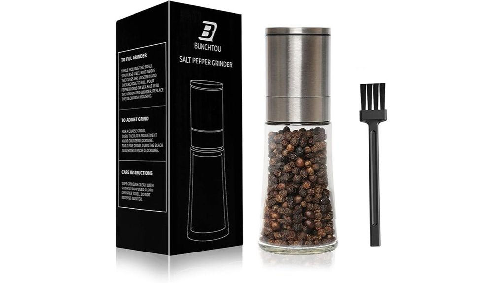 adjustable stainless steel grinder