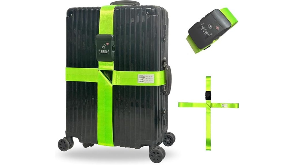 adjustable tsa approved strap lock