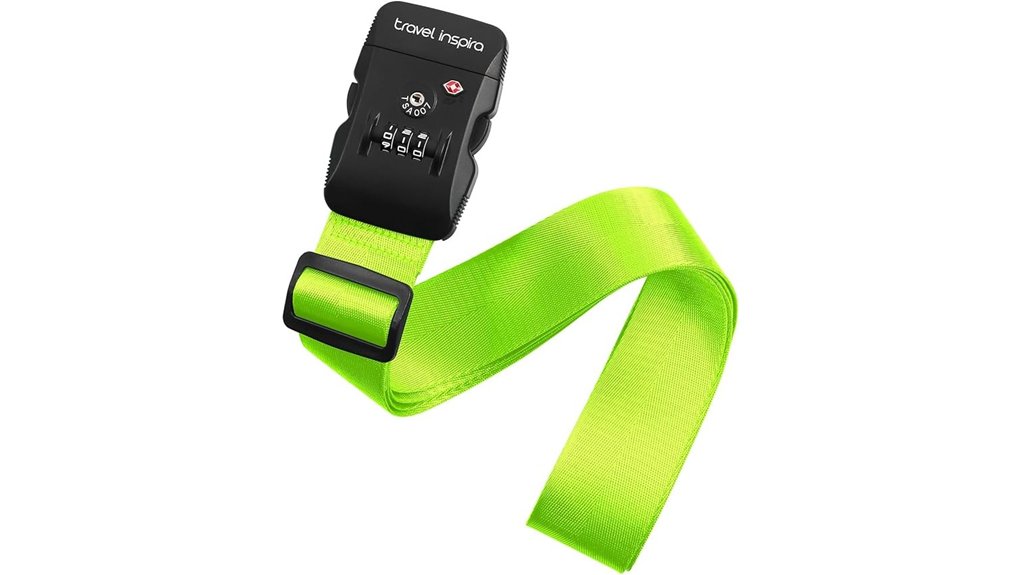adjustable tsa travel strap