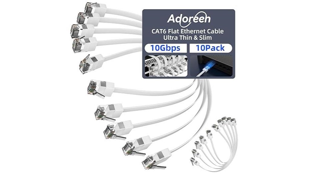adoreen 10 pack 1ft cat6