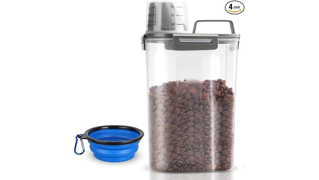 airtight pet food dispenser