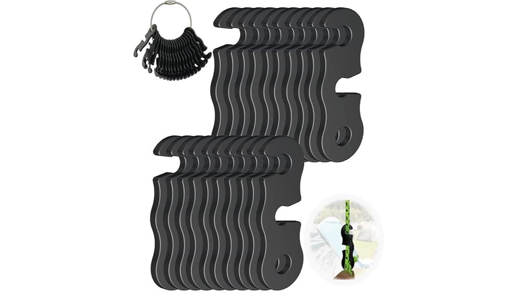 aluminum camping guyline tensioners