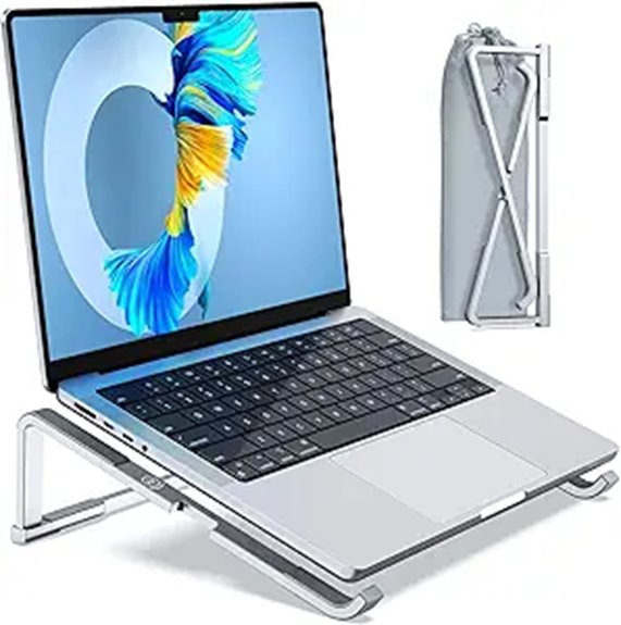 aluminum foldable laptop stand