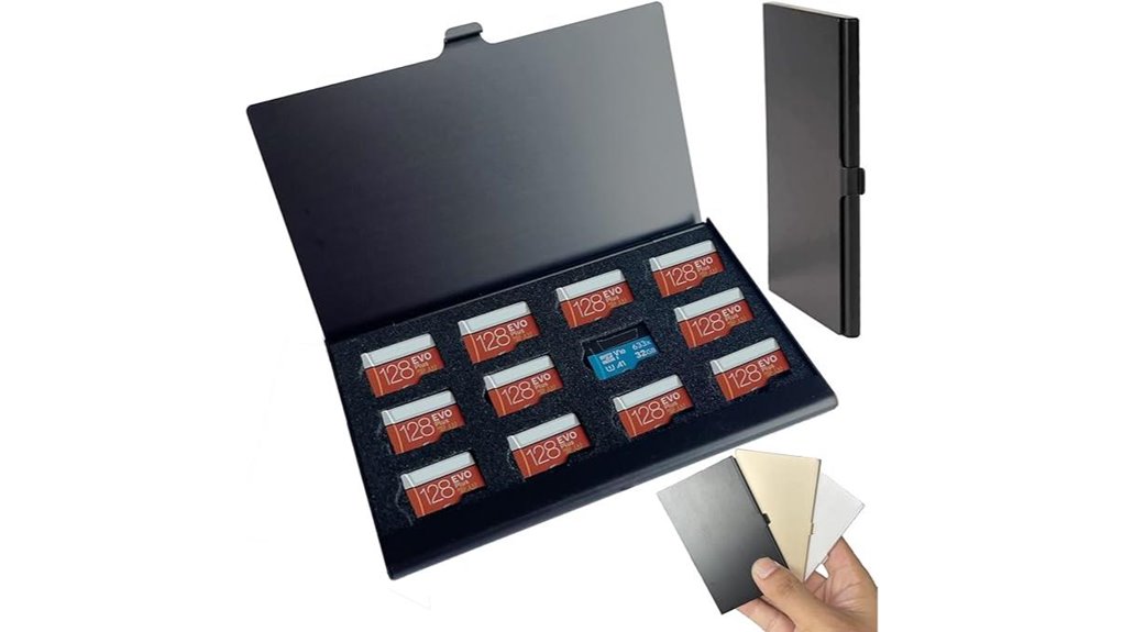 aluminum waterproof 12 slot case