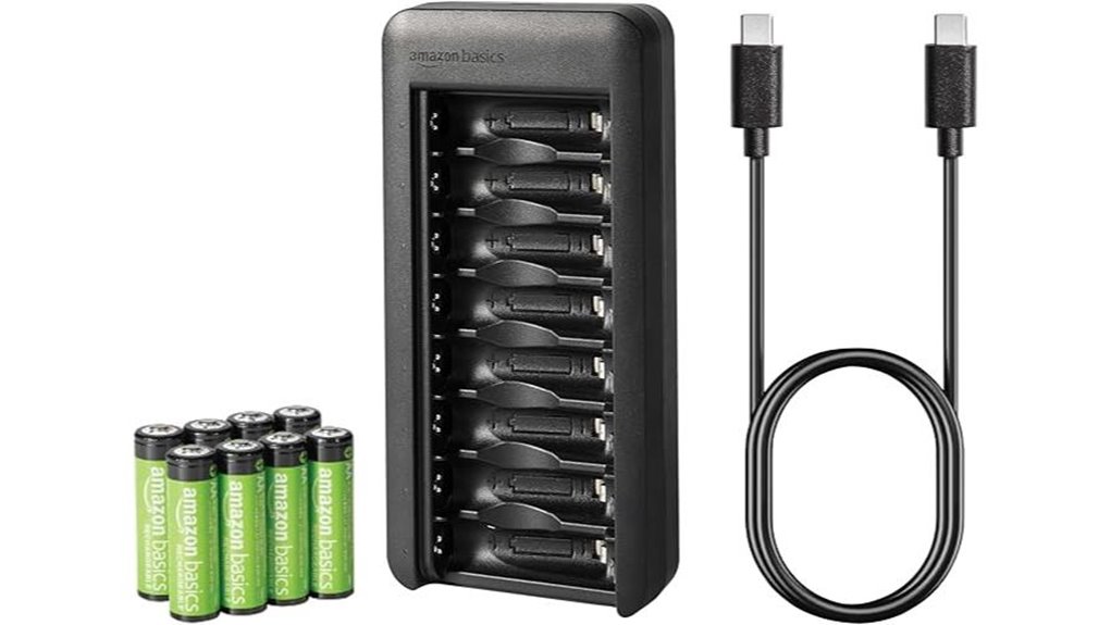 amazon basics 8 battery charger
