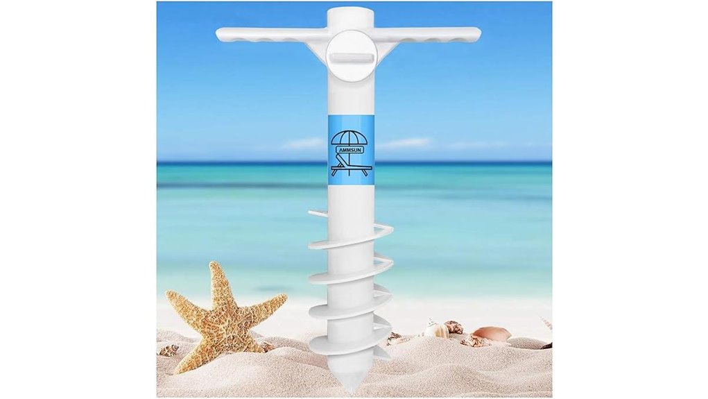 ammsun heavy duty sand anchor