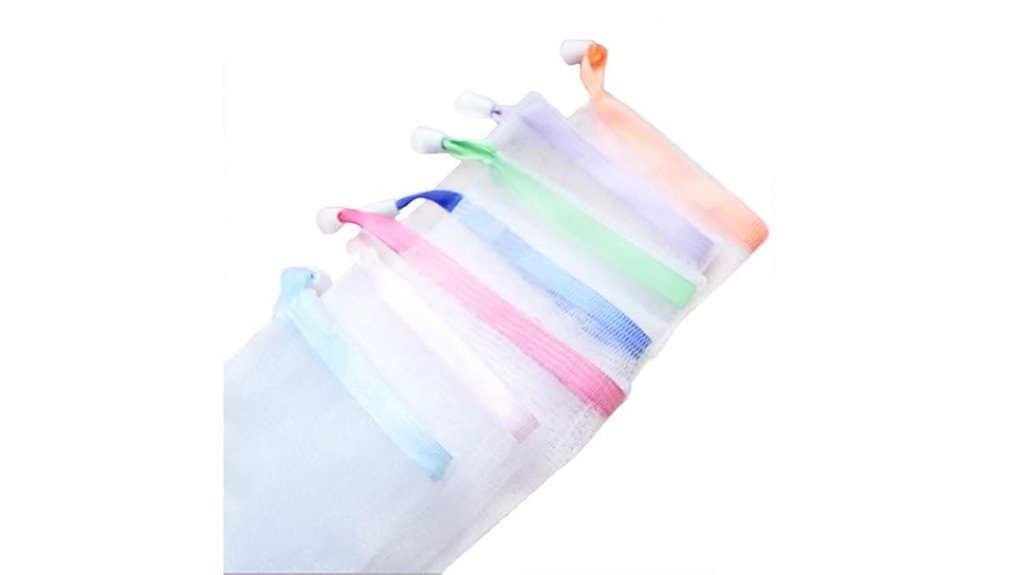 andiker seven pack mesh soapbags