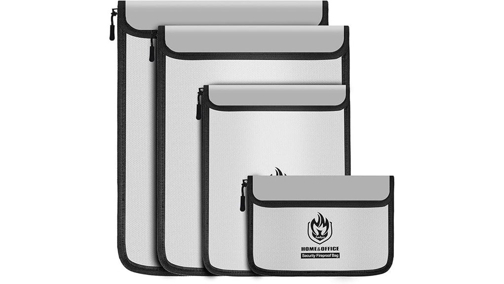 andyer 4 pack gray fireproof