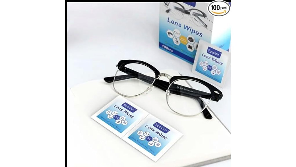 anti fog glasses wipes 100 pack