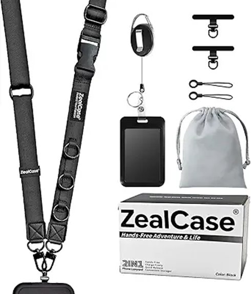 anti theft phone lanyard strap