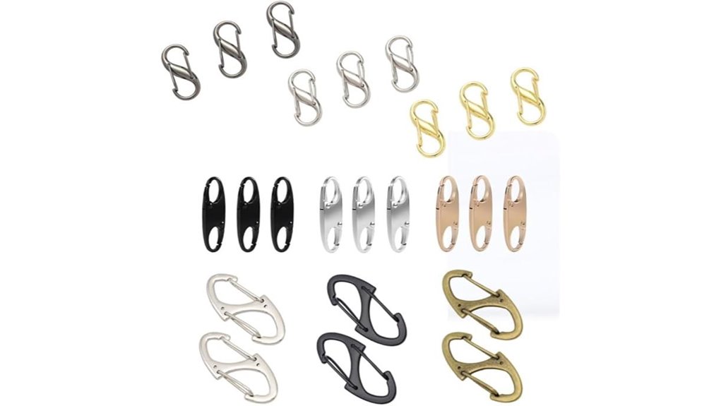 anti theft travel zipper clips