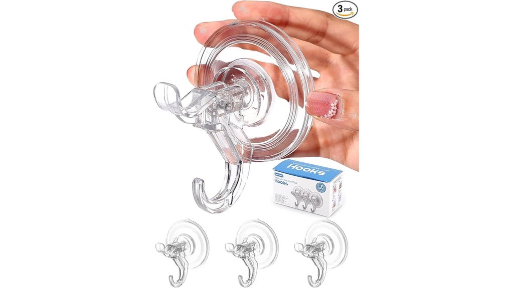 antimbee three pack clear suctioncups