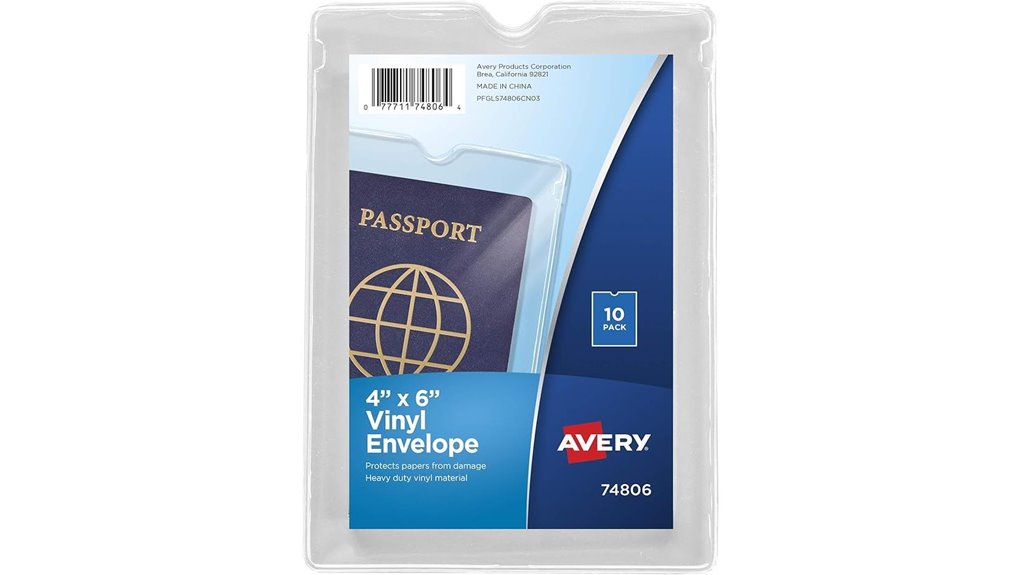 avery passport 4x6 envelopes