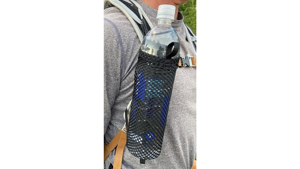 backpack shoulder strap bottle holder