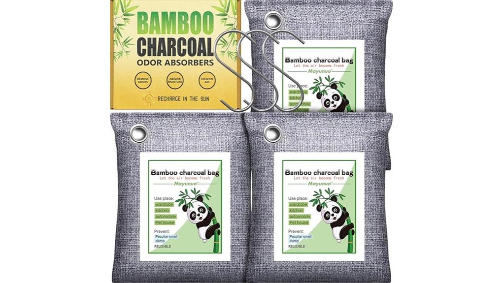 bamboo charcoal odor absorbing bags