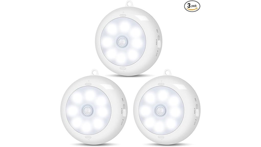 battery operated motion sensor pucklights