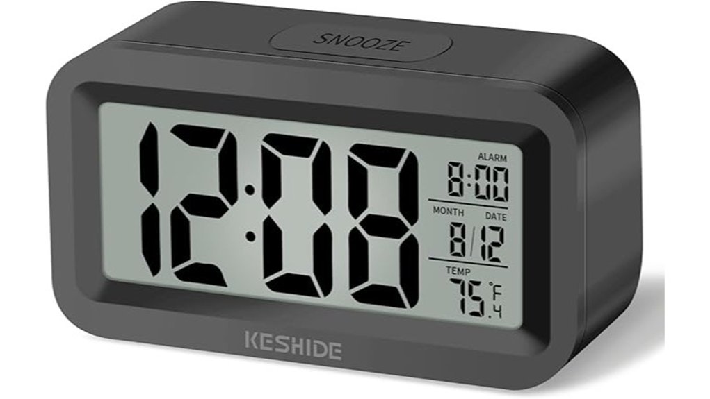battery operated travel alarm clock