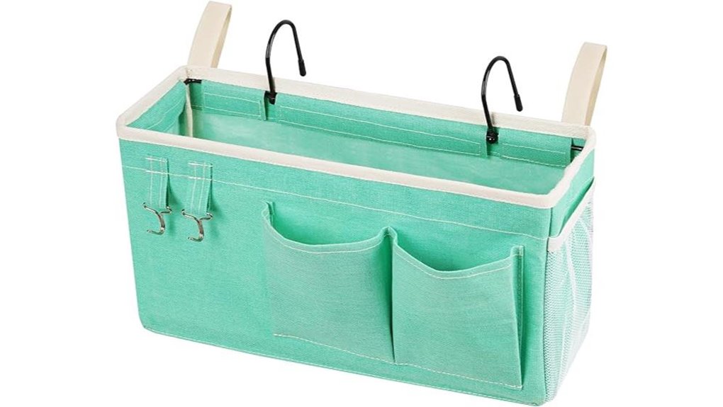 bedside caddy hanging organizer