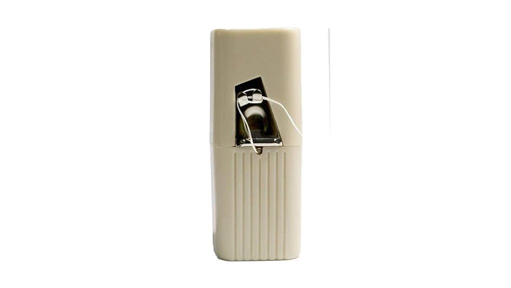 beige 200 yard floss dispenser