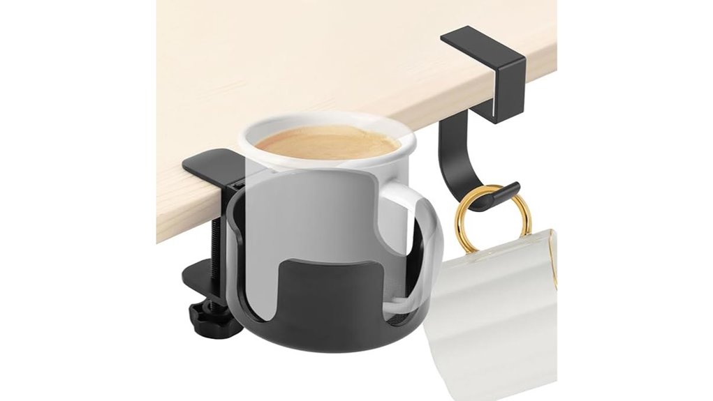 black 3 74in desk clamp