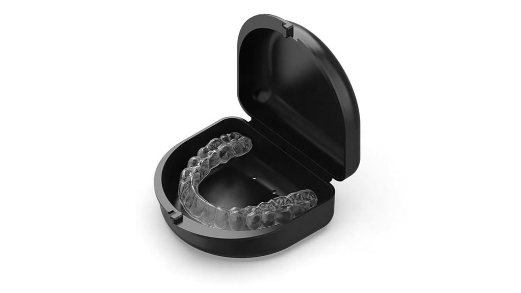 black invisalign compatible aligner case