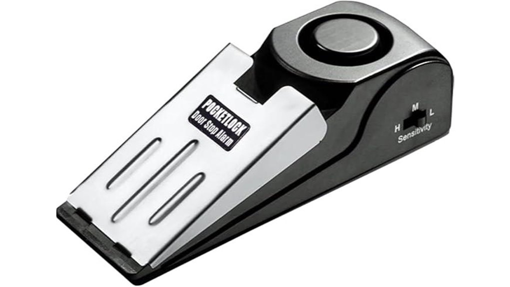 black portable 120db alarm