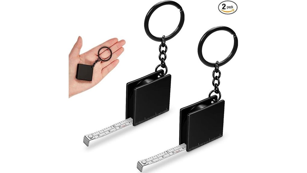 black quelay mini retractable tape