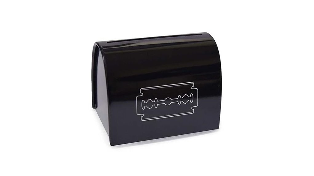 black razor blade bank