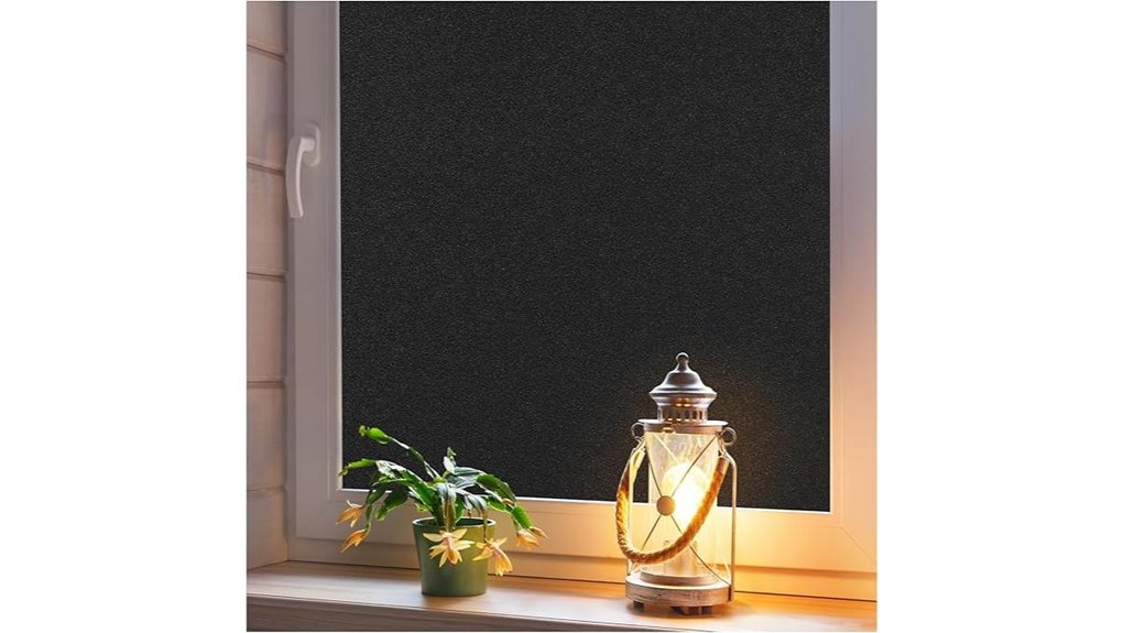 blackout frosted static cling