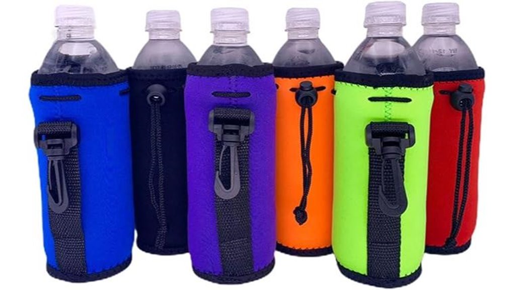 blank six color neoprene coolers
