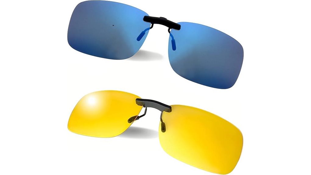 blue clip on polarized night driving