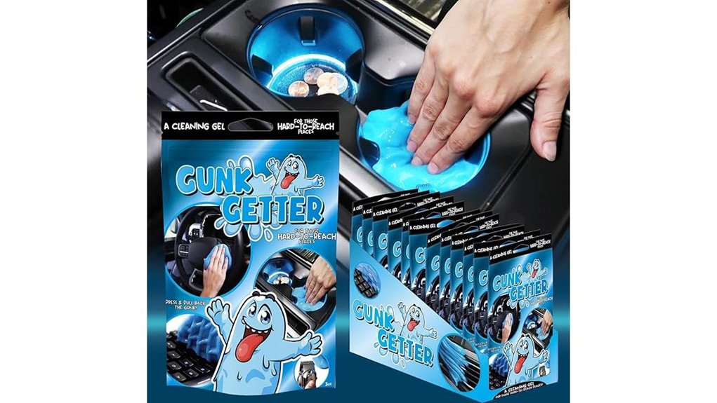 blue electronic cleaning gel 12 pack