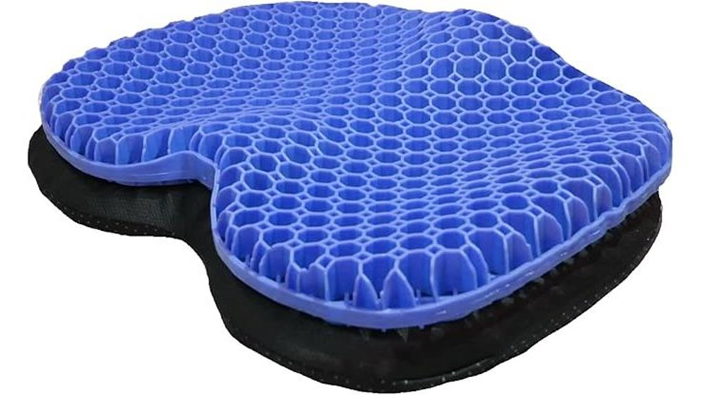 blue gel honeycomb cooling cushion