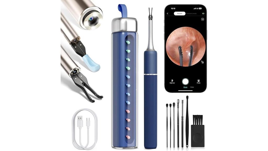 blue mekk visual ear cleaning kit