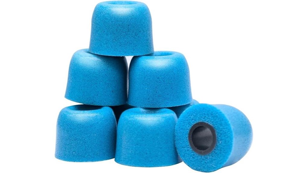 blue memory foam ear tips