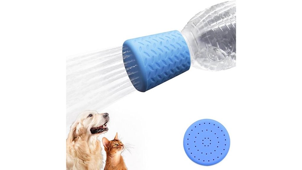 blue silicone dog sprayer