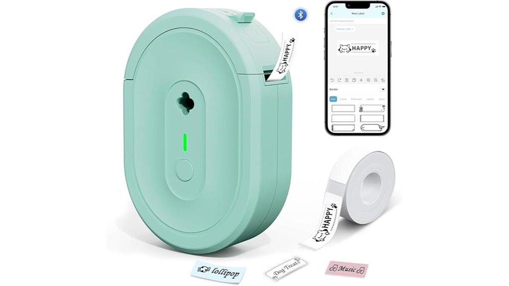 bluetooth portable mini label maker